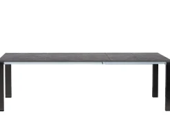 Ausziehtisch Taurus HPL Edelstahl anthrazit 180/240/300x100cm