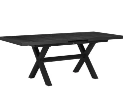 Ausziehtisch Toskana 160-200x90cm Keramik dark stone grey