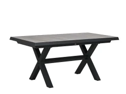 Ausziehtisch Toskana 160-200x90cm Keramik light stone grey