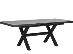 Ausziehtisch Toskana 160-200x90cm Keramik light stone grey