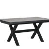 Ausziehtisch Toskana XL 200-260x100cm Keramik light stone grey