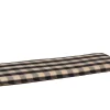 Bankauflage Santos anthrazit-kariert 110cm 2-Sitzer