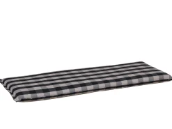 Bankauflage Stripes-Black 2-Sitzer 110cm