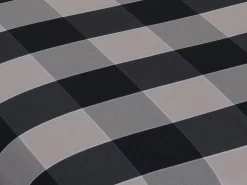 Bankauflage Stripes-Black 2-Sitzer 110cm