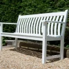 Bank New England Broadfield weiß 151cm Dreisitzer