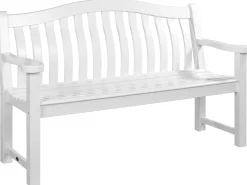 Bank New England Turnberry weiß 157cm Dreisitzer