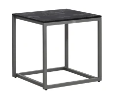 Beistelltisch Outdoor Melago Alu graphit HPL 45x45cm
