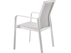Breeze Stapelsessel Alu white Softex shell