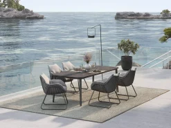 Chill Dining Sessel Alu anthracite Polster Mumbai anthracite