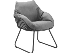 Chill Dining Sessel Alu anthracite Polster Mumbai anthracite