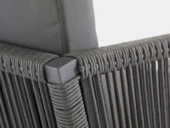 Club Dining-Sessel anthracite inkl. Polster BOMBAY 626 anthracite