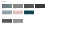 Club Dining-Sessel white inkl. Polster BOMBAY 626 anthracite