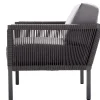 Club Lounge anthracite Sessel inkl. Polster BOMBAY 626 anthracite