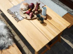 Country Dining Tisch Teak rustique 240x80cm