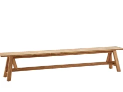 Country Sitzbank Teak rustique 240cm