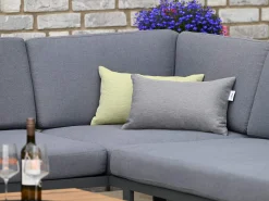Dekokissen Zierkissen Florence 50x30cm Twist grau