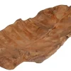 Deko-Schale Blatt Teakholz 50x18x5cm