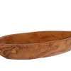 Dekoschale Boot Teakholz 40x15x7cm