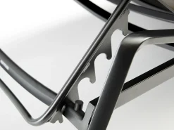 DIAMOND Stapelliege anthrazit/charcoal Teak