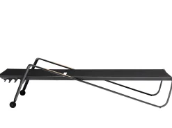 DIAMOND Stapelliege anthrazit/charcoal Teak