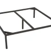 Dining Lounge Untergestell Sessel, Ecke, Mitte, Hocker, Beistelltisch Aluminium anthrazit