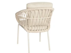 Dining Sessel Tosca Alu Rope Camel sand | natural mixed weave