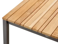 Dining Tisch Classic Alu anthracite Teak 160 x 100 cm