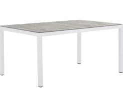 Dining Tisch Classic Alu white Keramik+Dekton