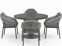 Dining-Tisch Core Ø120cm Alu Anthrazit
