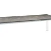 Doppel-Ausziehtisch Standard Alu weiß 174-254x90cm