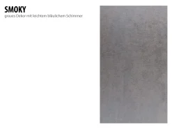 Doppel Ausziehtisch 174/254x90cm Edelstahl Smoky