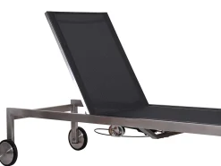 Edelstahl Gartenliege Palladium Easy Lift silvergrey