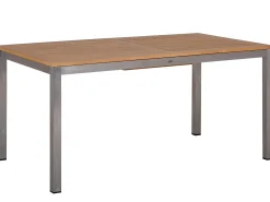 Edelstahl Teak Ausziehtisch Valis 160/210x90cm