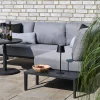 Erweiterung für Loungeserie Vinpearl Seitentisch Alu