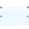 Feuertisch Cosiloft 100 black Teak Top mit Glasrahmen