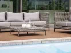 Fontana Corda Lounge Glasplatte für Beistelltisch|Hocker