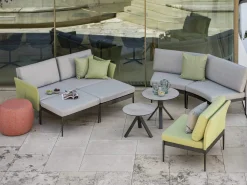 Freddie Beistelltisch Serie Alu anthrazit HPL Silverstar 2.0