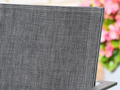 Garten-Barhocker Oriental Aluminium Outdoorgewebe anthrazit|anthrazit