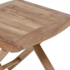 Gartenhocker Holz Teak Silfia 42x40cm