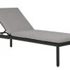 Gartenliege Royal Wilbury Alu anthrazit inkl. Auflage