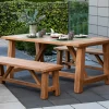 Gartenmöbel Set Woodie Biergarten Teakholz 3-teilig