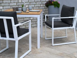 Gartensessel Lovina Aluminium white
