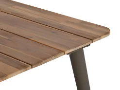 Gartentisch Alu Holz Akazie Fernando 180x90cm