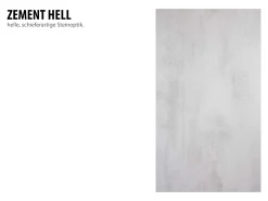 Gartentisch Ø134cm HPL Aluminium anthrazit Zement hell