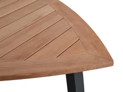 Gartentisch dreieckig Alu-Teak 160x160x160cm anthrazit