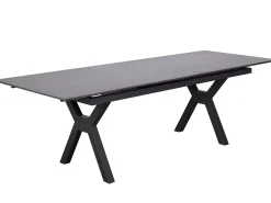 Gartentisch Hammond Ausziehtisch 200/260x90cm Sinterstone light grey