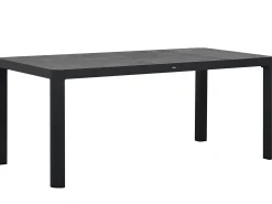 Gartentisch Timmendorf 180x90cm Keramik Alu anthrazit