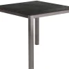 Gartentisch Willington 90x90cm Edelstahl HPL