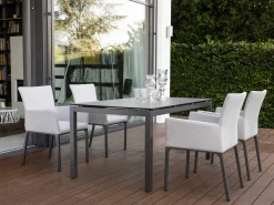 Gartentisch 160x90cm Alu anthrazit Silverstar 2.0 Smoky