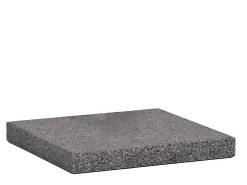 Granitplatte für Sockelrahmen 40x40x4cm 17kg Granit dunkelgrau